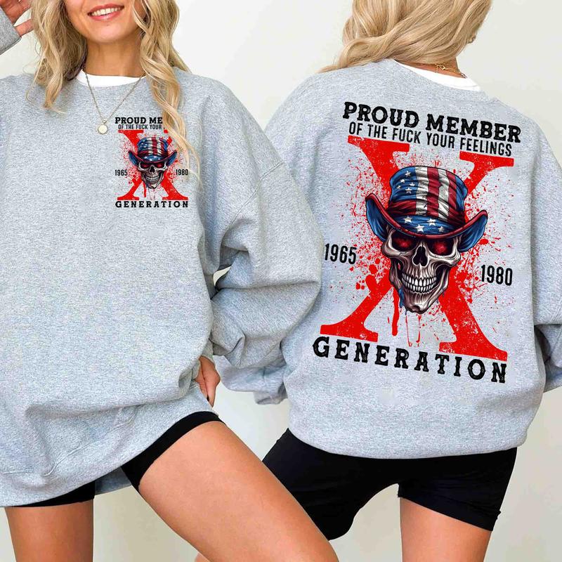New Version Generation X FAFO shirt Two Side Shirt Gen X Fafo Shirt Generation X T Shirt, GenX Shirt - Casual Fit