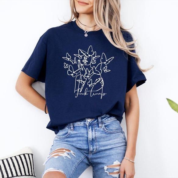 Subtle Fvck Trump - Unisex Crew Neck T-Shirt  Political Tee  Feminist Shirt  Gifts for Her  Anti Trump Shirt