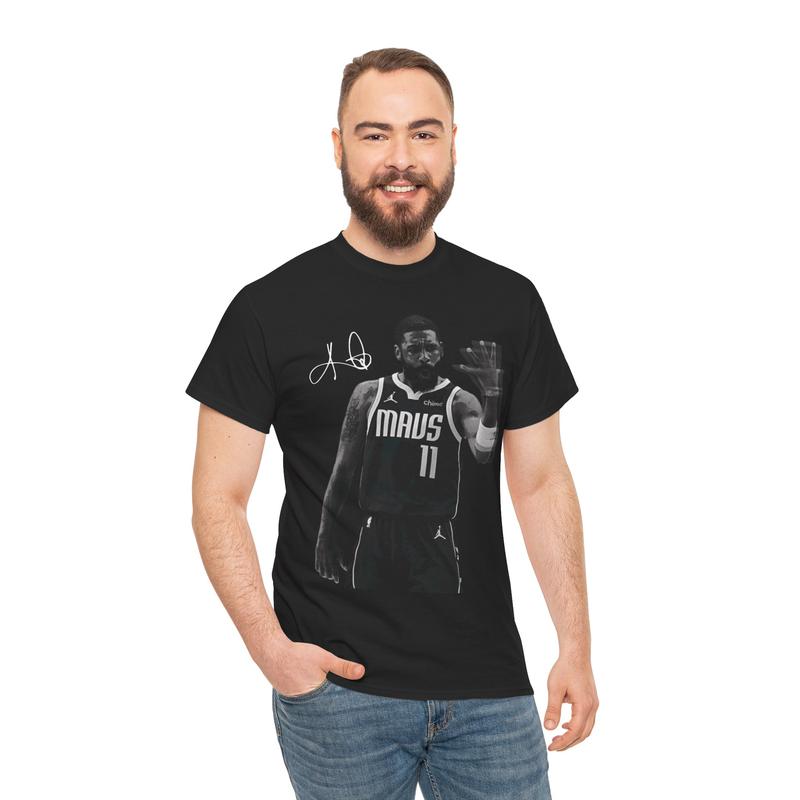Kyrie Fan Basketball Graphic Tee Shirt for Men - Sustainable and Durable - Casual, Menswear Cotton Streetwear Menswear Top Classic Smooth Crewneck Round Neck