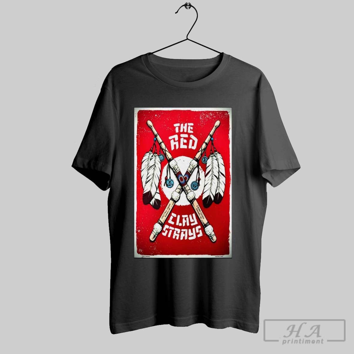 Poster The Red Clay Strays February 20 21 2025 Durant Ok And Shawnee Ok T Shirt
