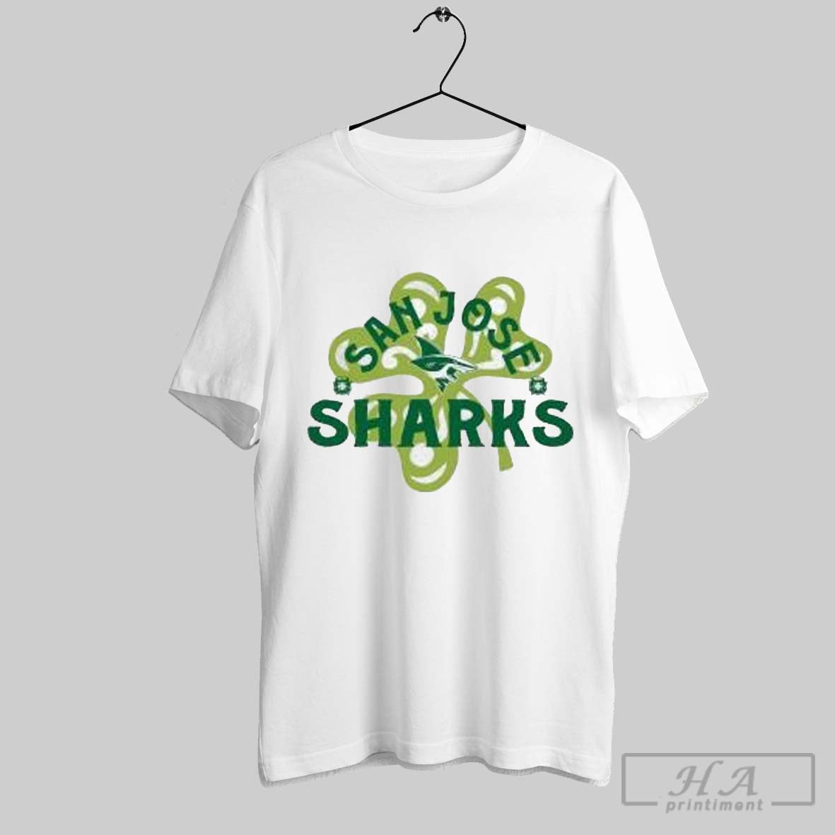 San Jose Sharks Levelwear St Patricks Day Richmond Shamrock Shirt