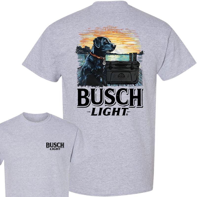 Busch Light Man's Best Friend T-Shirt, 2 Sides T-Shirt, Full Color, Unisex T-Shirt, For Men, For Women