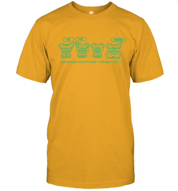 Limited South Park Radiohead Oxford July 27 Shirt