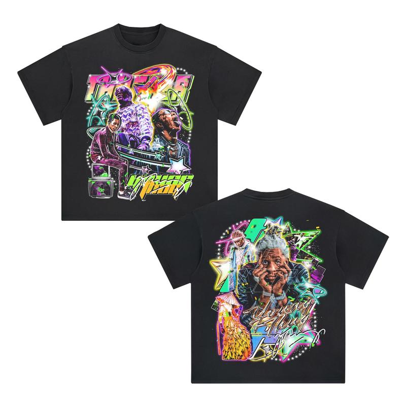 Young Thug Bootleg Vintage 90s Graphic Tees, 2 Sides Cotton Vintage Shirt To Match Sneaker Hiphop Clothing Rapper Merch Shirt, Hiphop Tour Concert 2024, Gift For Fan Y2K Aesthetic Hoodie Sweatshirt