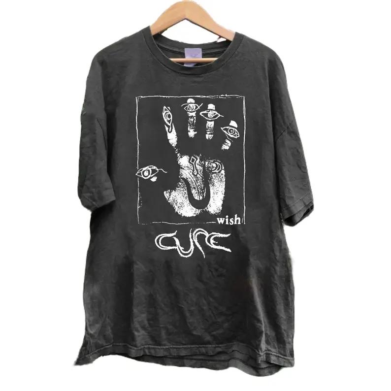 Robert Smith The Cure Vintage Shirt, The Cure Band 90s Alt Indie Rock Merch, The Cure Robert Unisex t-shirt, Gift For Men Women Cotton Menswear