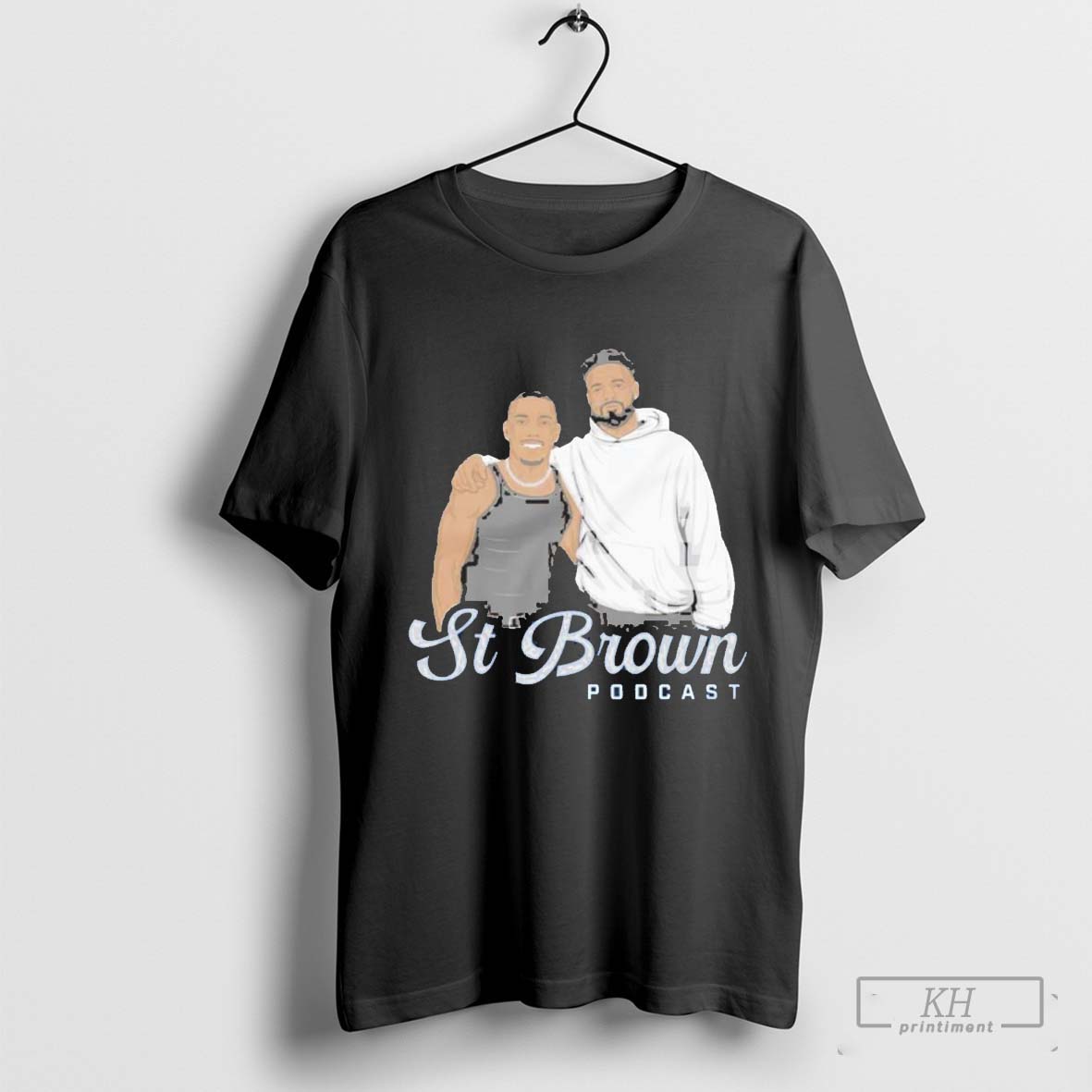 St Brown Podcast Cartoon Shirt