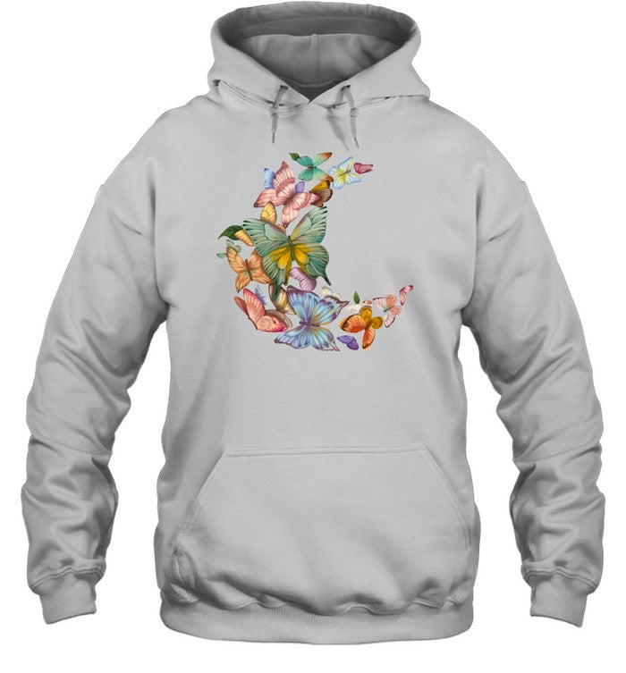 Sincerely Art Butterfly Moon Shirt