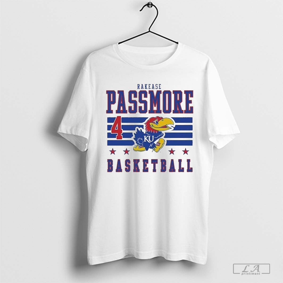 Rakease Passmore Kansas Jayhawks Baseball Rally NIL Striped Shirt