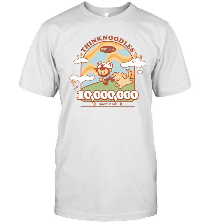 T-Shirts 10 Million Noodles Design Outdoor