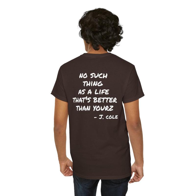 Love Yours Unisex Heavy Cotton Tee - J Cole Shirt - Hip Hop Shirt - Lyric Shirt - Rap Shirt - Positivity - Mental Health - Gift for Men and Women