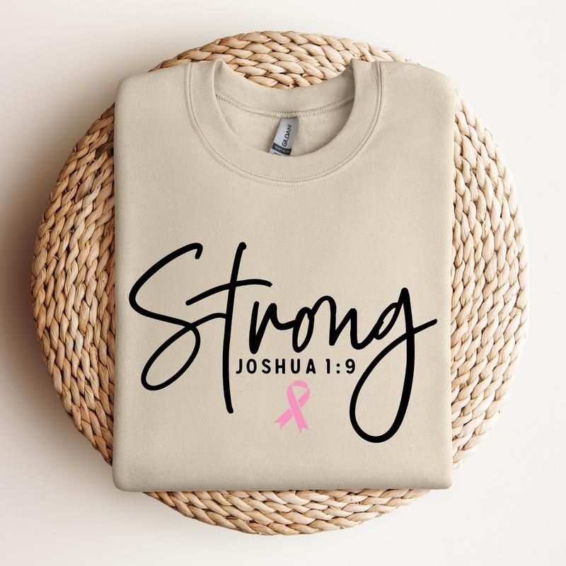Breast Cancer Survivor Tee Breast Cancer Sweatshirt Faith Sweatshirt Christian Apparel Breast Cancer Awareness Sweatshirt Cancer Gift Comfort Cotton T