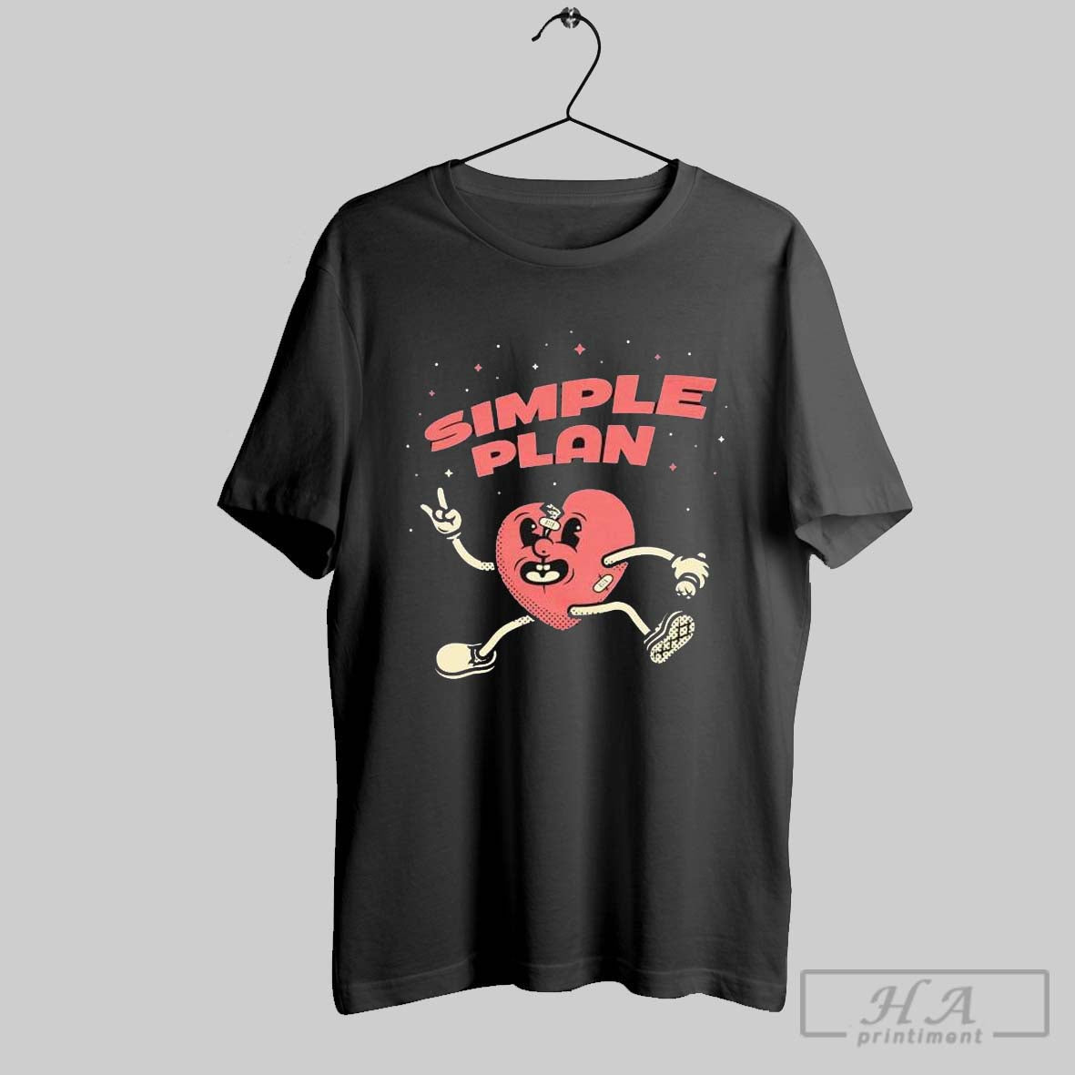 Simple Plan Jump Heart T Shirts