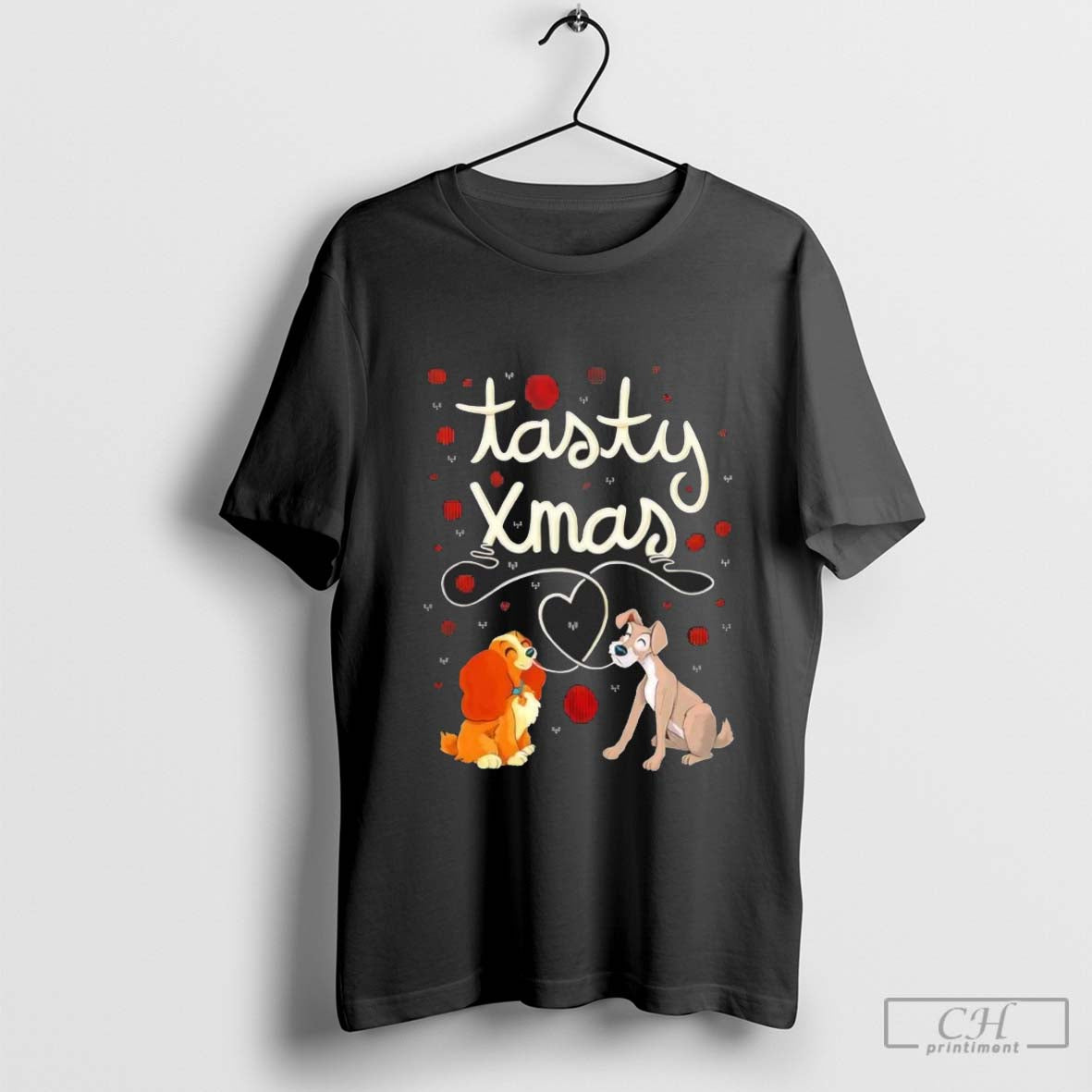 Tasty Xmas couple dog Christmas shirt