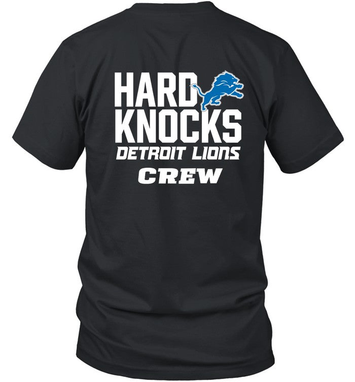 Hard Knock Detroit Lions Crew T Shirts