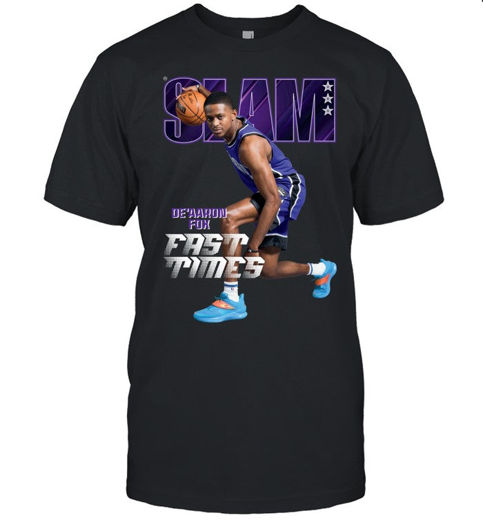 Slam De'Aaron Fox Fast Times Black T Shirt