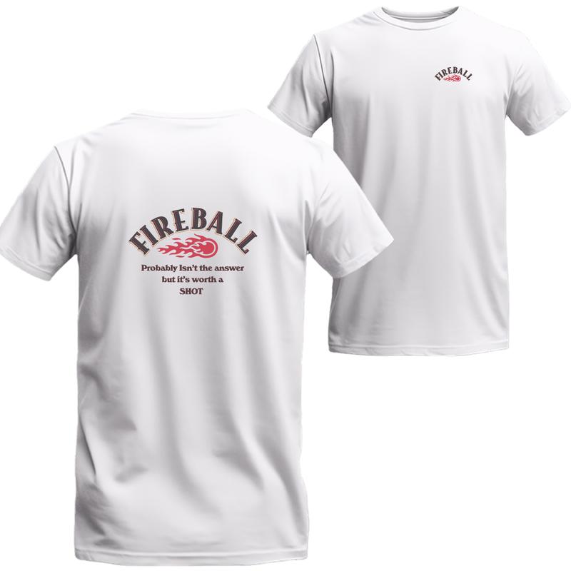 Fireball Whiskey T-shirt , Fireball Unisex Shirt, Beer Shirt, Menswear Top, Streetwear
