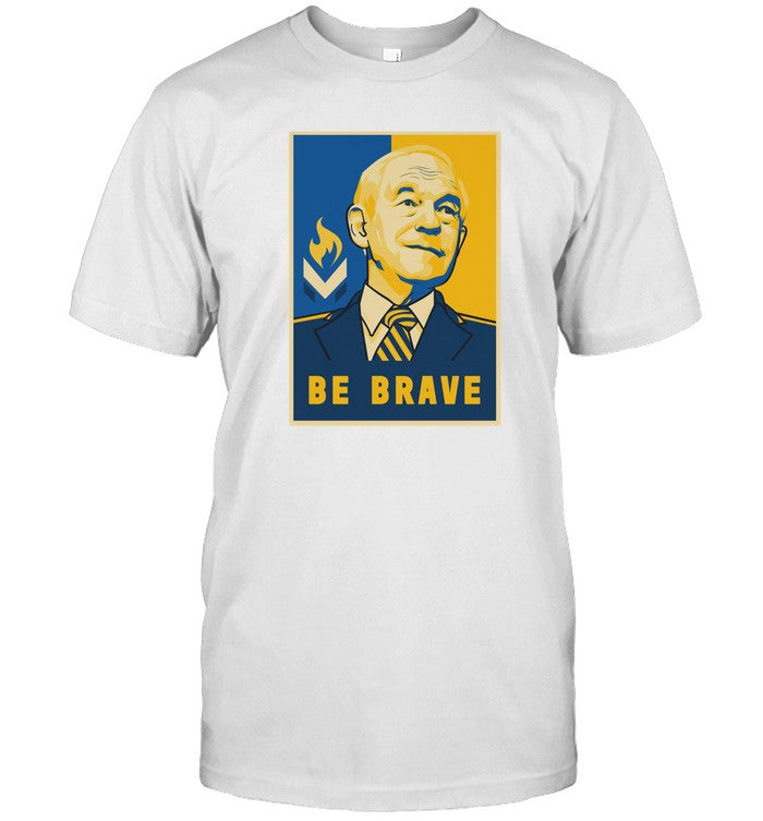 Limited Ron Paul Be Brave Logo Shirt