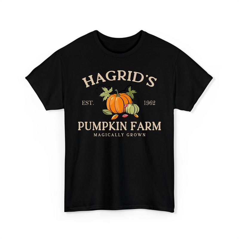 Hagrid's Pumpkin Patch Fall Shirt - Sweatshirt - Hoodie, Hagrid's Pumpkin Patch Fall Shirt, Pumpkin Patch Shirt, Fall Tee, HP Fan Gift, Potterhead Gift, Halloween Tee, Full Color, For Men, For Women, Casual, Classic Fashion, Full Sizes, Tee Print