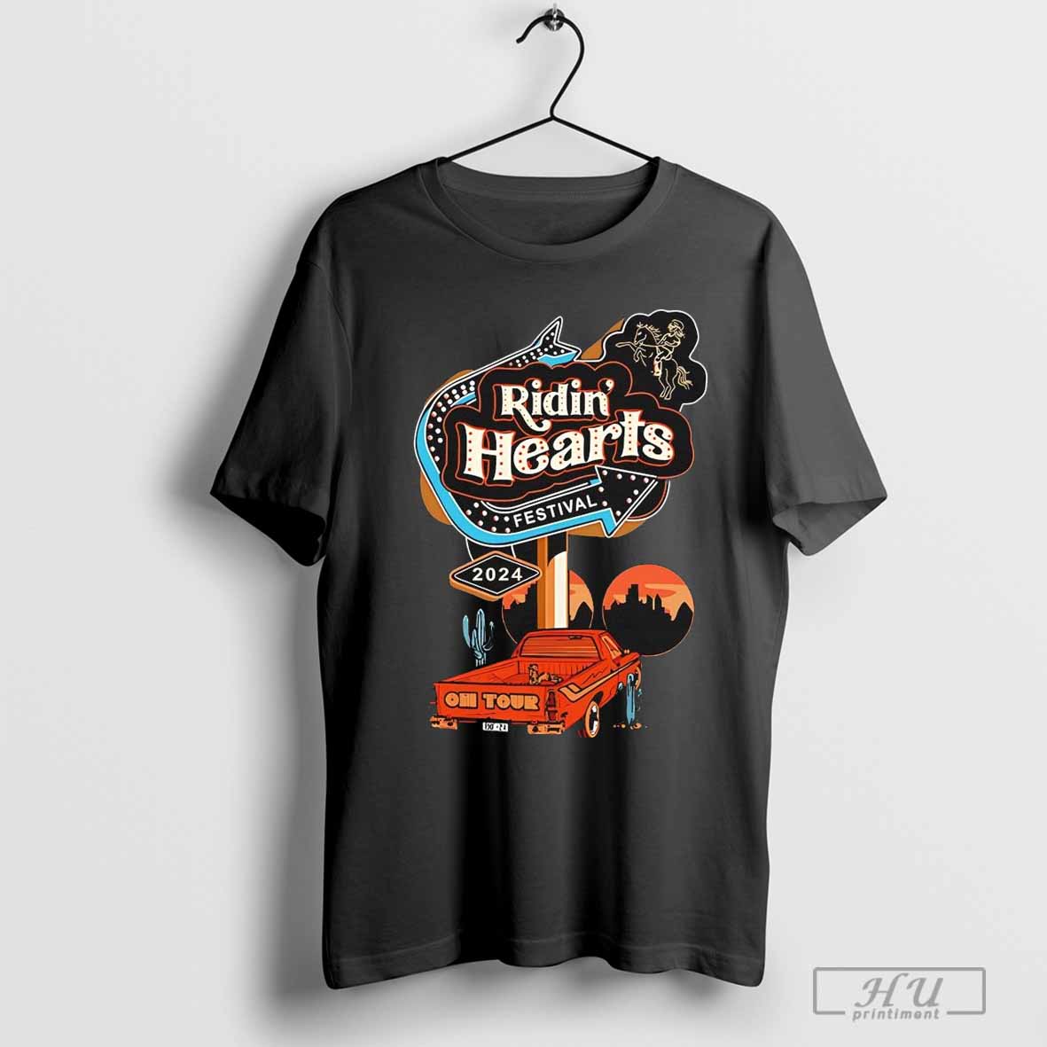 Ridin' Hearts Festival 2024 T-shirt