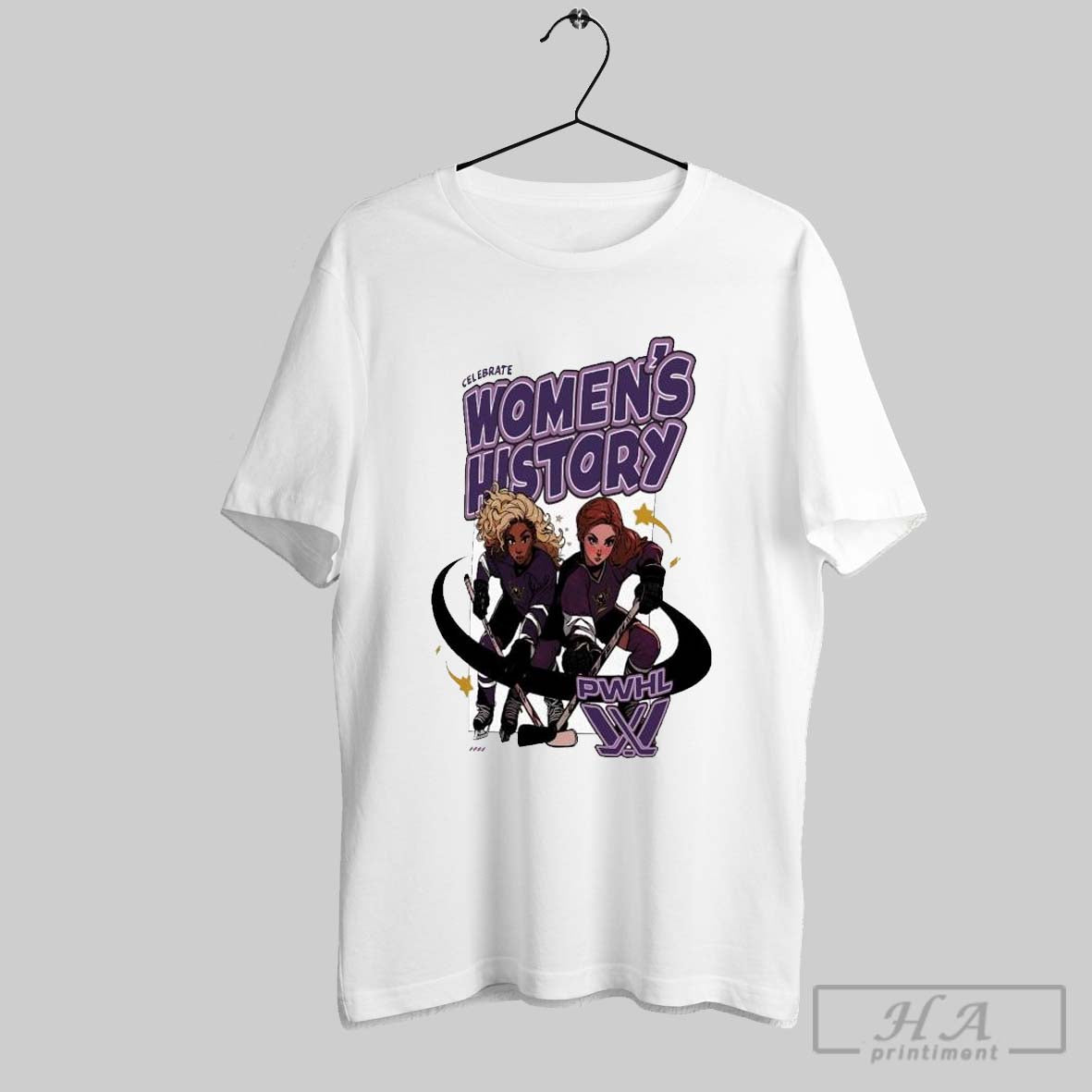 Pwhl Celebrate Womens History Hockey T Shirts