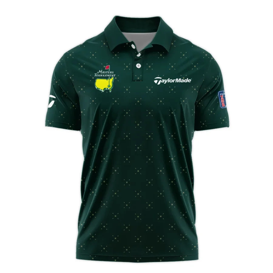 Diamond Shapes With Geometric Pattern Masters Tournament Taylor Made Polo Shirt Style Classic Polo S