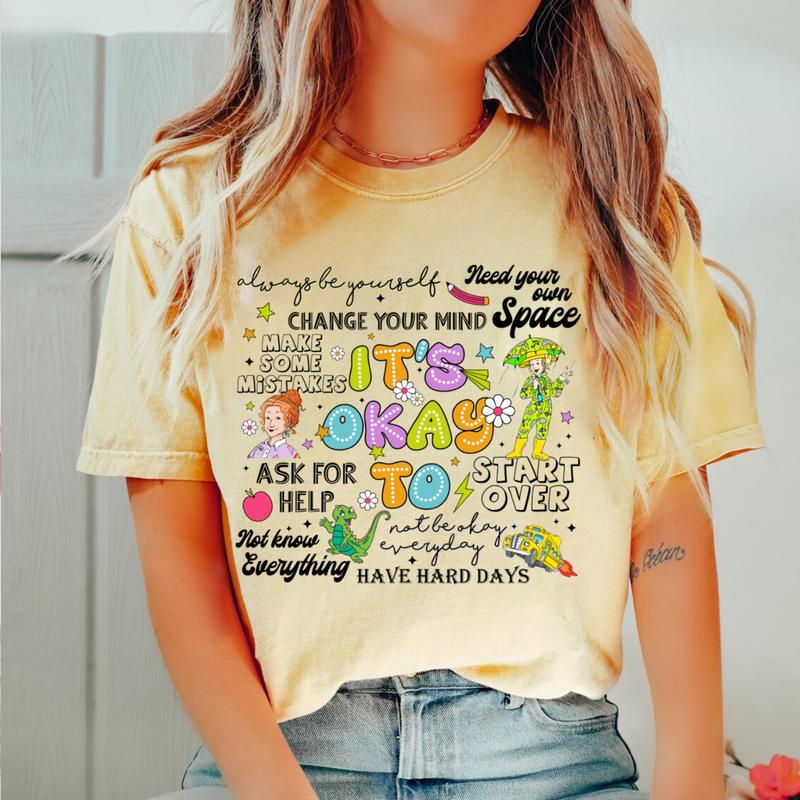 It's Okay To Mental Health Shirt, Take Chances Make Mistakes Get Messy Shirt, Miss Frizzle Shirt, Magic School Bus Shirt, Teacher shirt, Back to Schoo