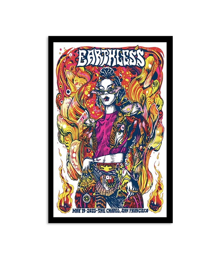 Earthless May 19 2023 The Chapel San Francisco Poster