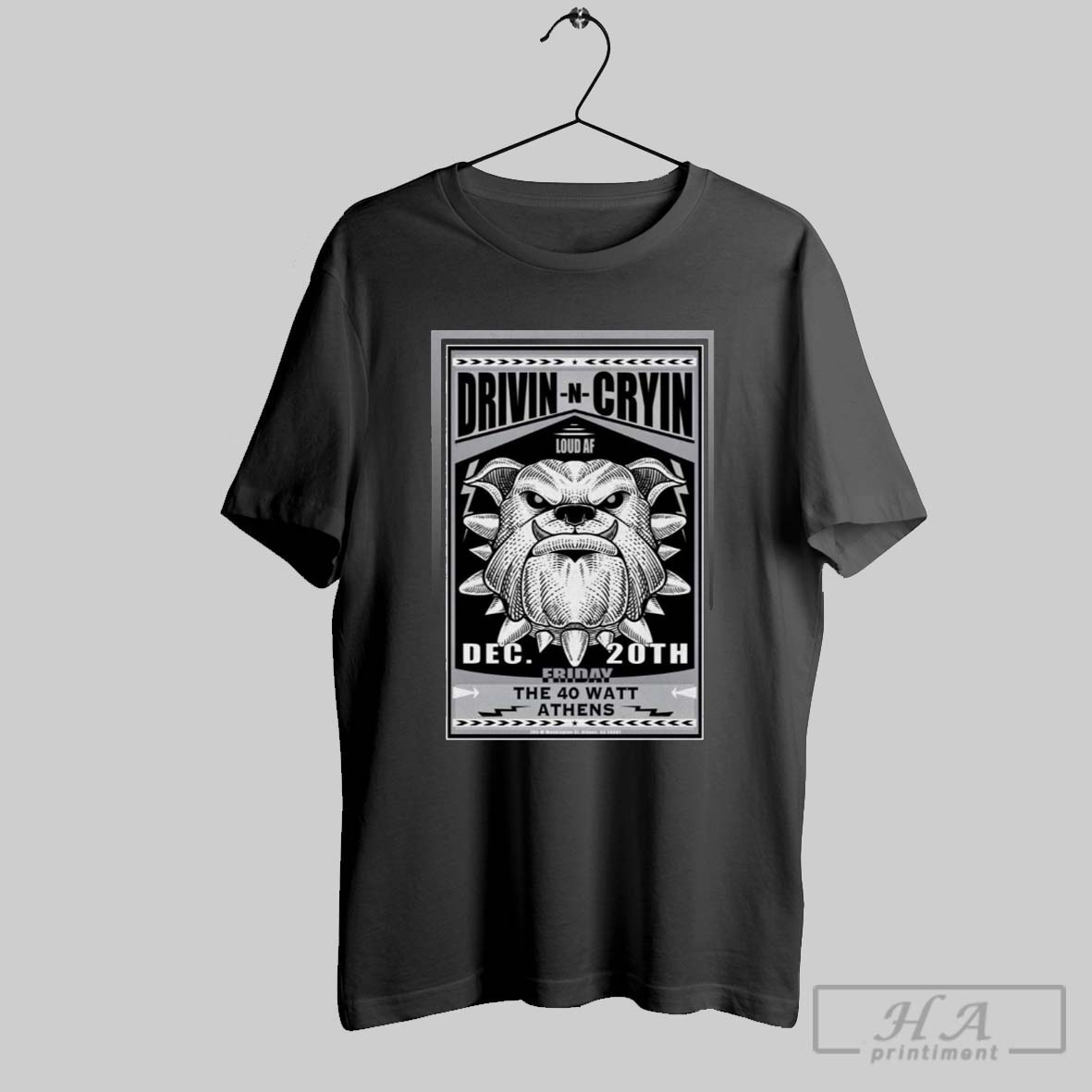 Poster Drivin N Cryin Dec 20 2024 At 40 Watt Club In Athens Ga Tour T Shirt