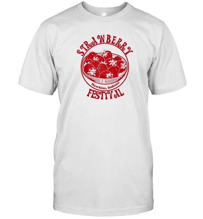 Limited Strawberry Hawkins Indiana Festival Shirt