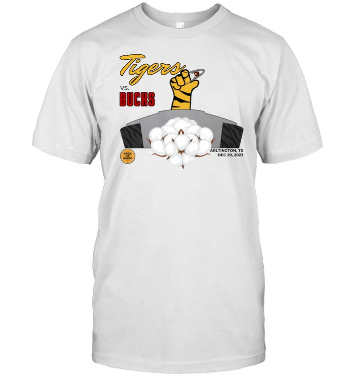 Limited Tigers Vs. Bucks Arltington Tx Dec 29 2023 Shirt
