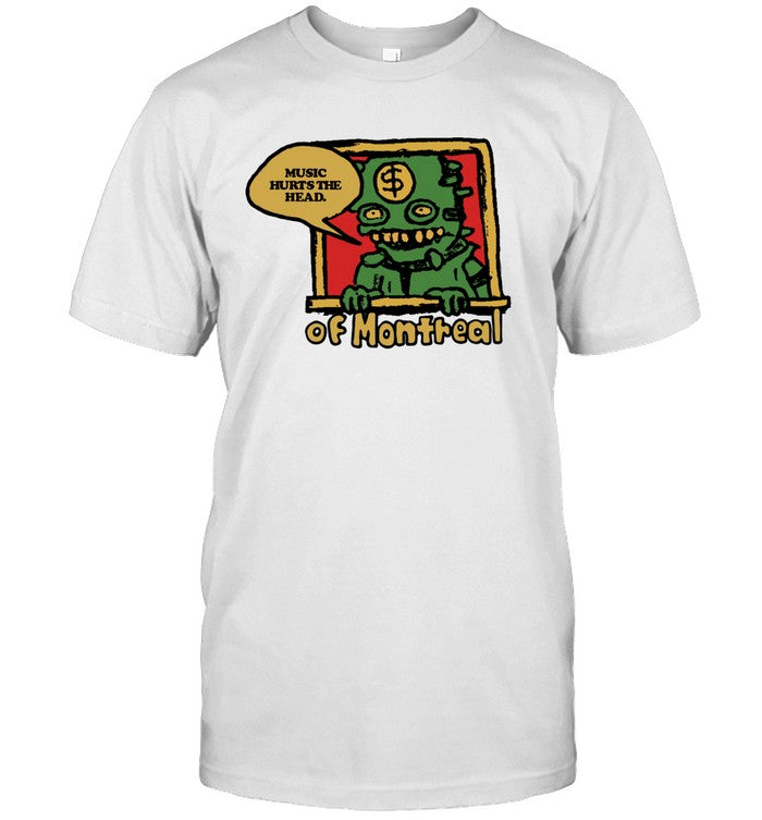 Montreal Music Hurts The Head Shirts