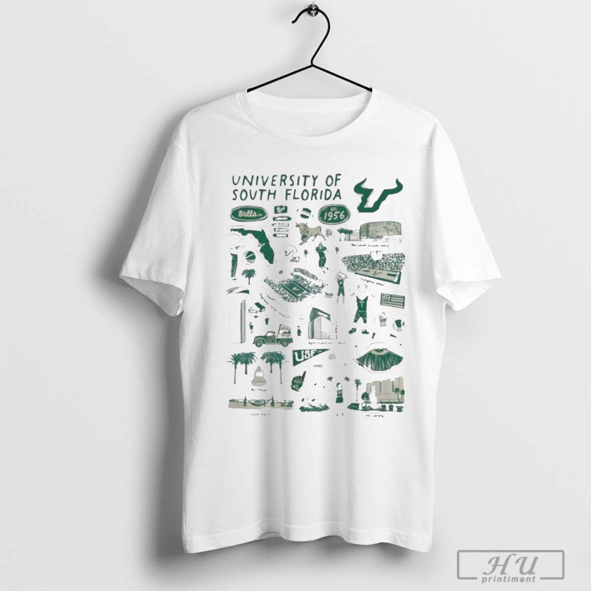 South Florida Bulls Vive La Fete Infant Impressions Artwork T Shirt
