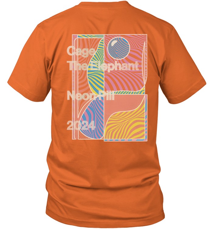 Limited Cage The Elephant Terracotta Abstract Sweatshirt