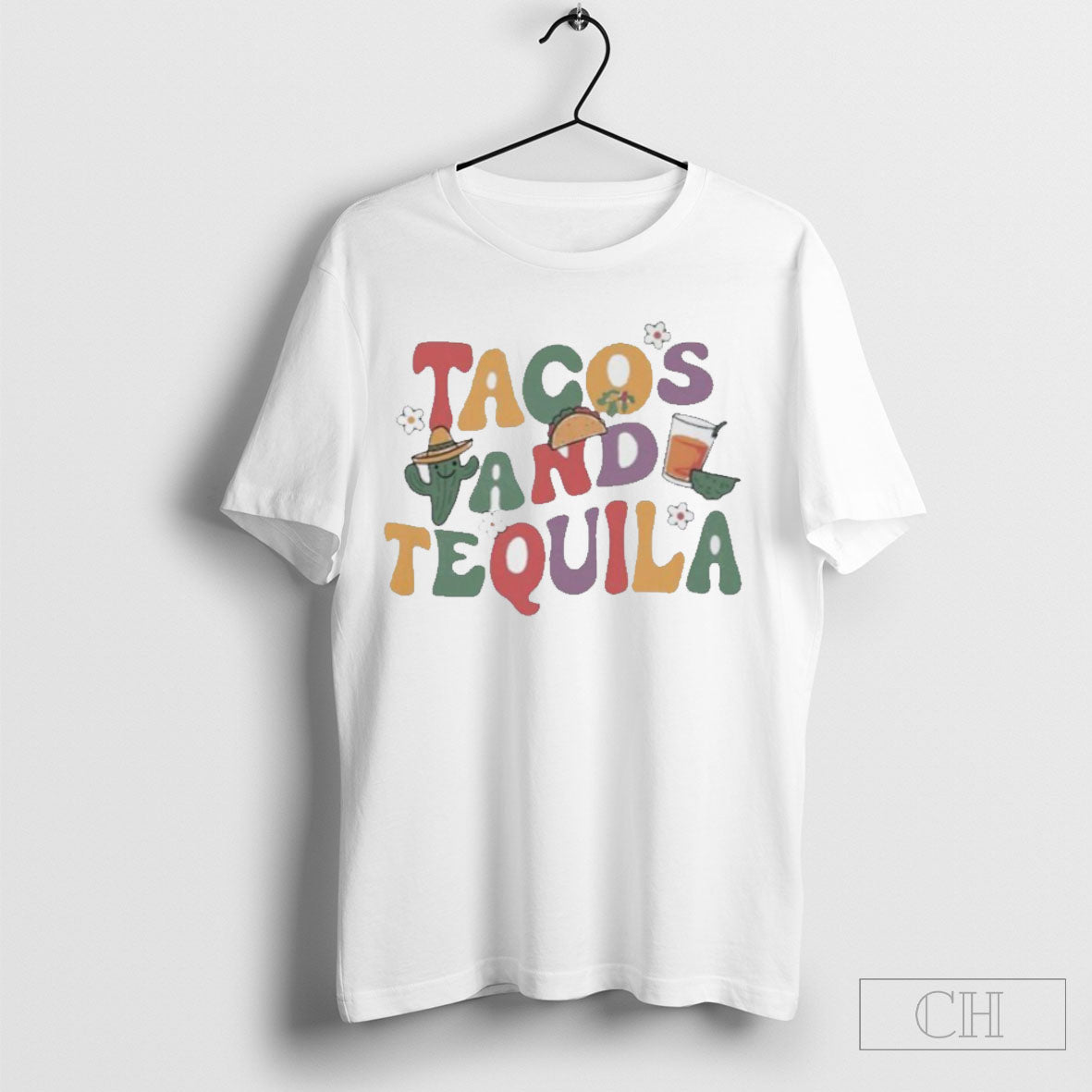Tacos And Tequila Fun Colorful