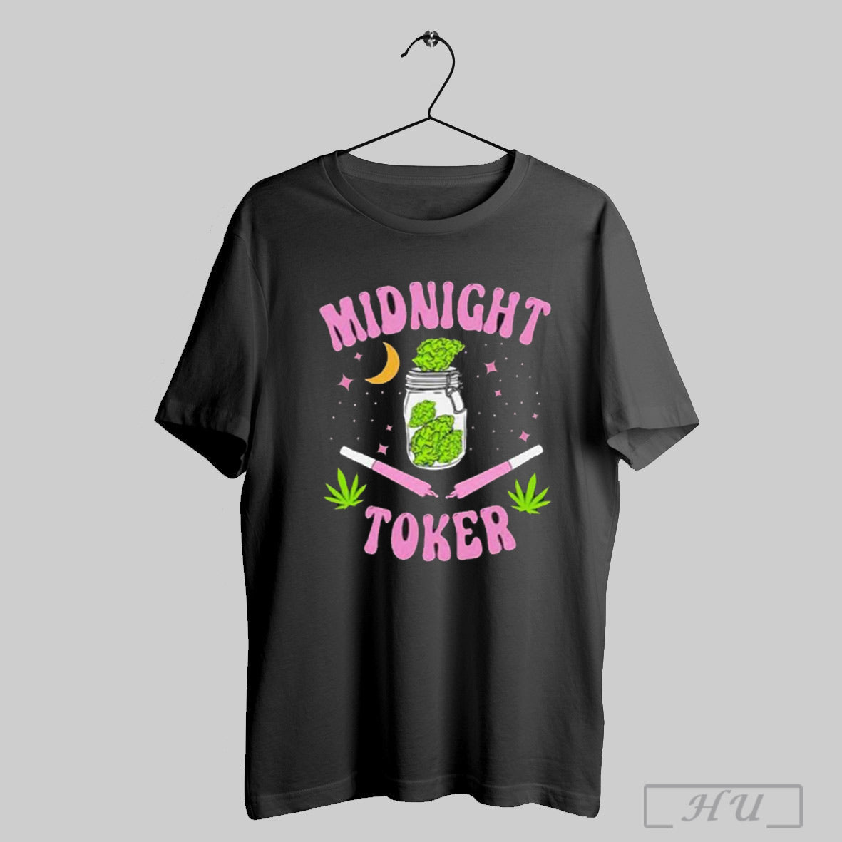 Premium Midnight Toker Cannabis T Shirt Sweatshirt Poster