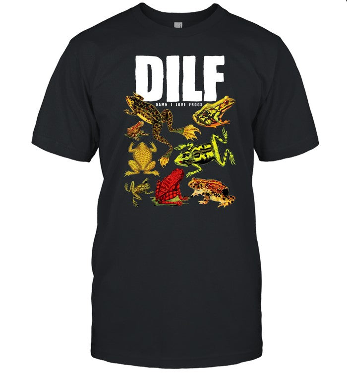 Dilf Damn I Love Frogs Limited Shirt_1