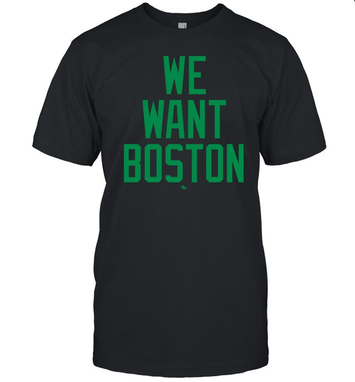 Jayson Tatum Wearing We Want Boston Shirt