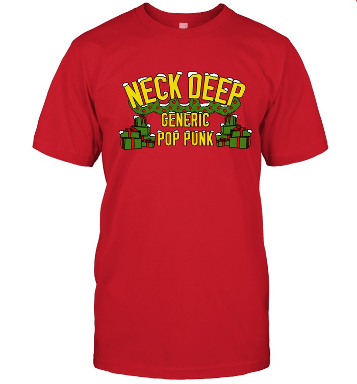 Neck Deep Generic Pop Punk Christmas 2024 T-Shirt