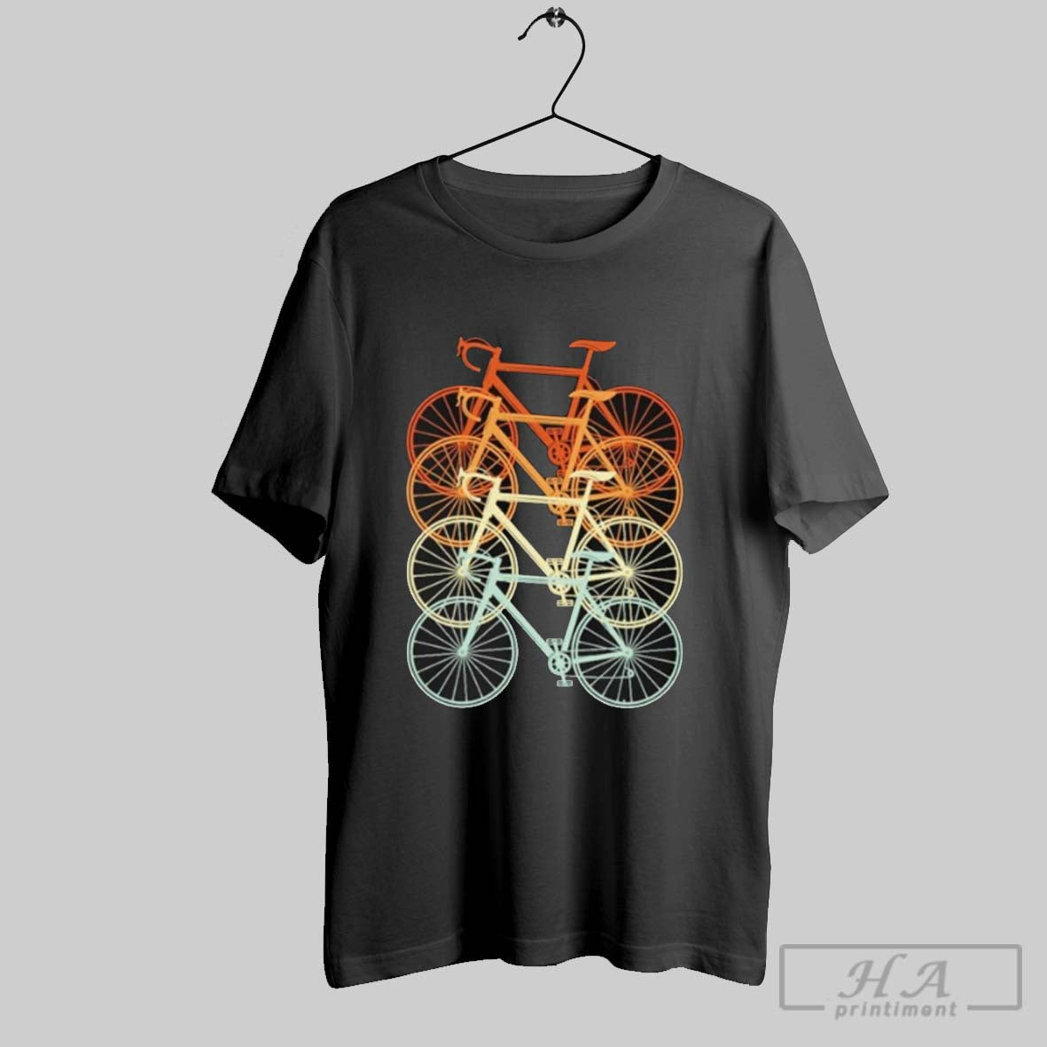 Retro Bicycle T Shirt