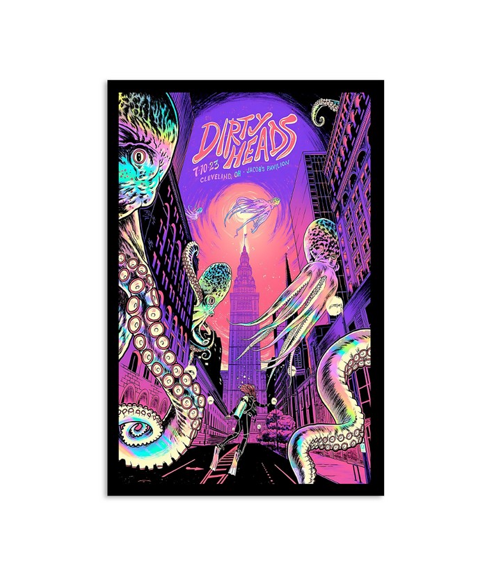 July 10, 2023 Dirty Head Cleveland, Ohio Jacobs Pavilion Poster