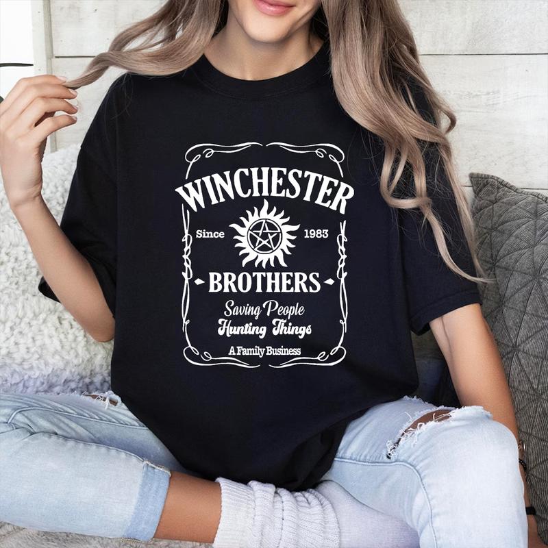 Supernatural T Shirt, Winchester Brothers T Shirt, Gift For Woman and Man Unisex T-Shirt Sweatshirt Hoodie