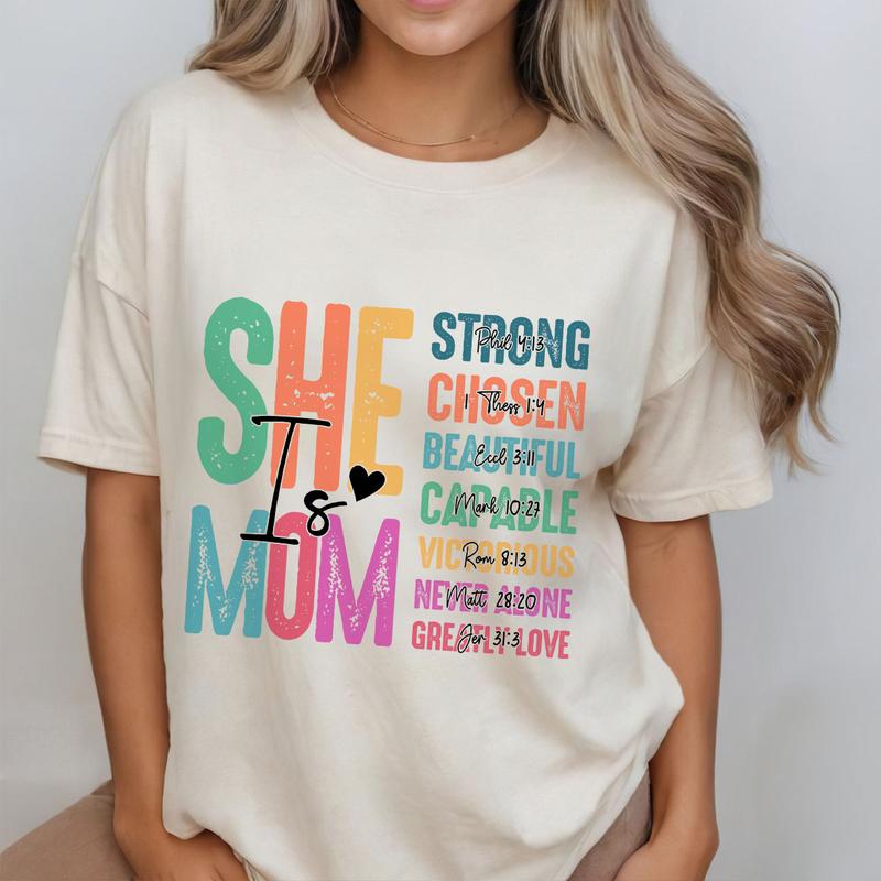 Comfort Colors Mom Christian Shirt, Christian Mom T-Shirt, Mother's Day Gifts, Mothers Day Shirt, Praying Mama, Mama Christian Tee, Retro Mom, Mom Lif