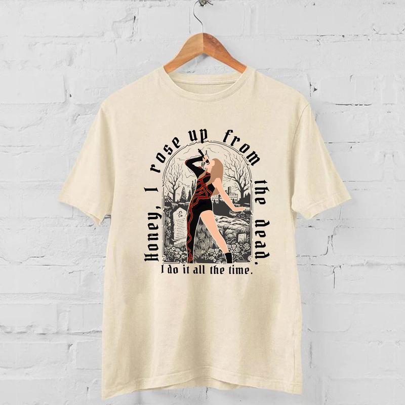 Honey I Rose Up From The Dead Halloween Shirts, Music Halloween 2024 SweatshirtHoodie