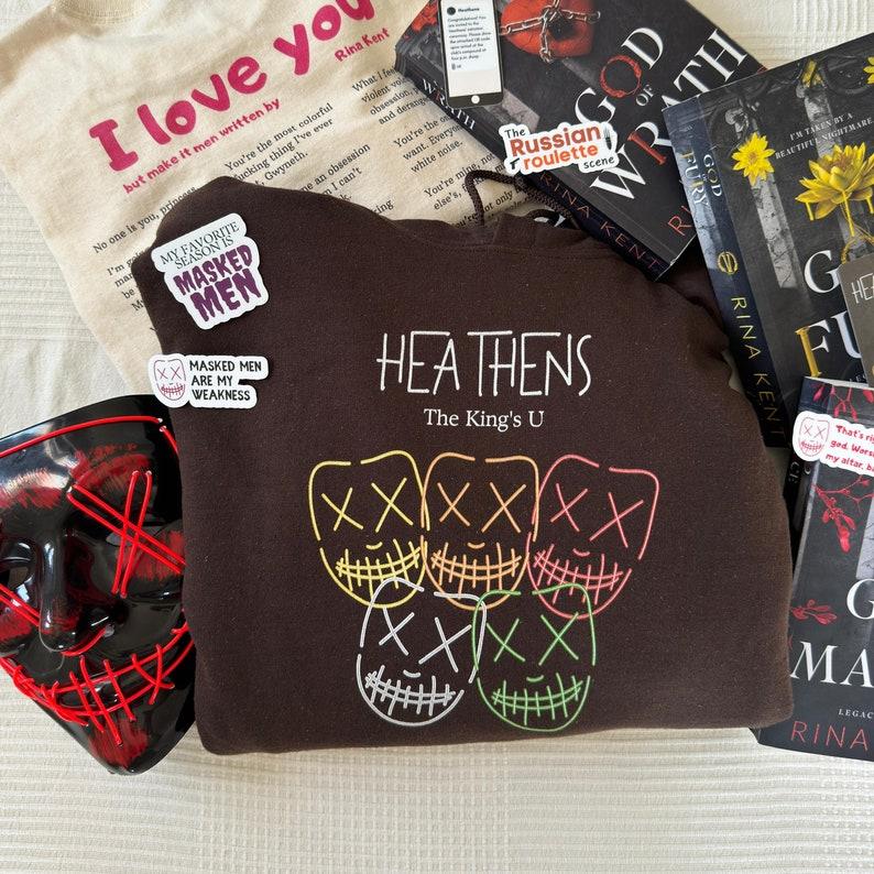 Legacy of Gods Heathens Sweatshirt, Rina Kent Merch, Smutty Readers Shirt, Dark Romance Shirt, Bookish Merch, Book Lover, Booktok Shirt, T-Shirts, Cre
