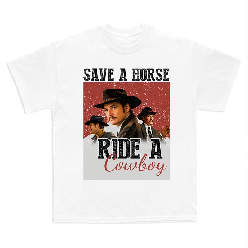 Save A Horse Ride A Cowboy Pedro Pascal T-shirt, Agent Whiskey Shirt,, Daddys Girl Shirt Vintage Pedro Pascal Shirt, Retro 90sGift Merch