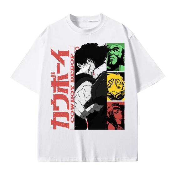 Cowboy Bebop T Shirt Men's Fashion Top Tee S to 5XL Cotton Menswear