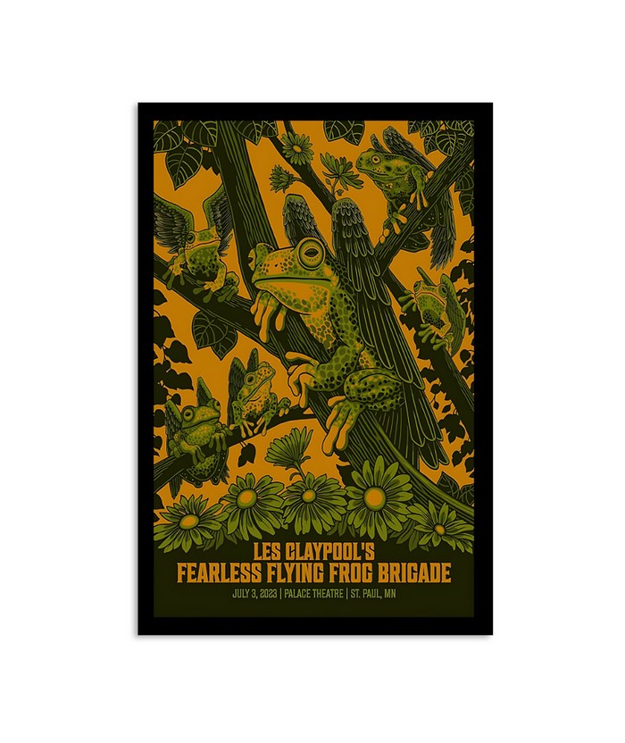 Les Claypoolâ€™s Fearless Flying Frog Brigade 732023 Palace Theatre St. Paul Minnesota Poster