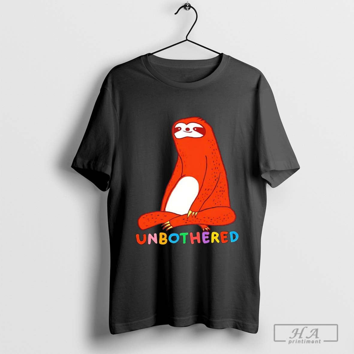 Sloth Unbothered Funny Shirt