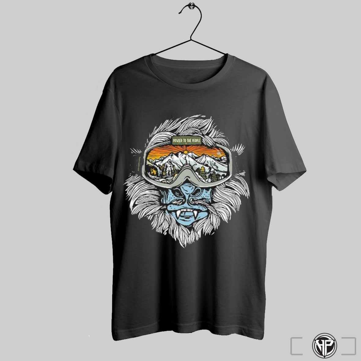 Powder To The People Yeti Shirts Trendy Sweatshirt