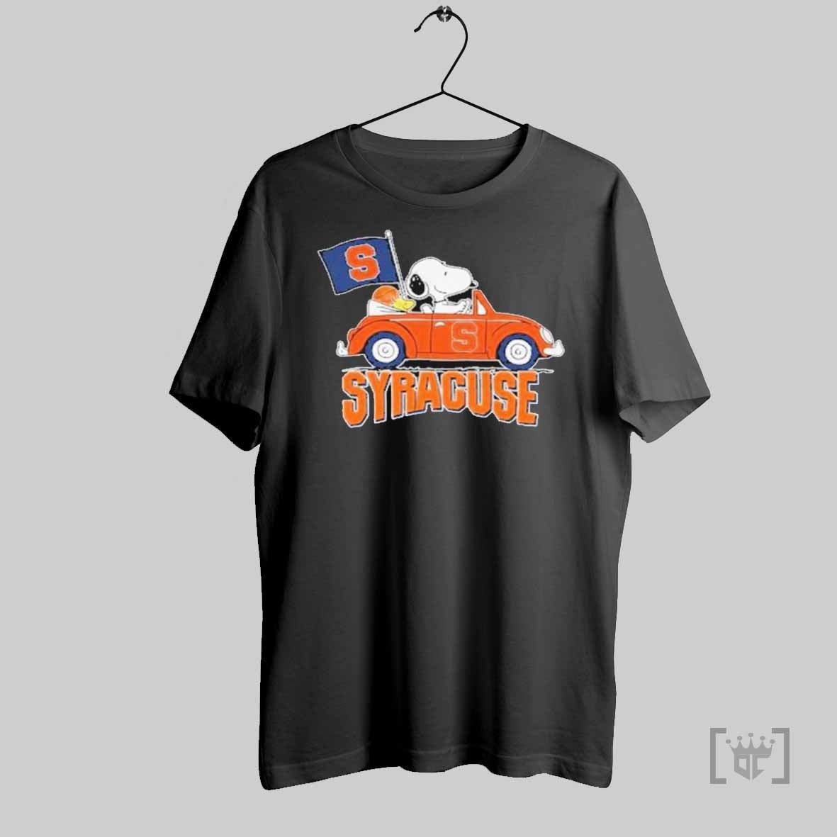Snoopy X Syracuse Orange Basketball T Shirt